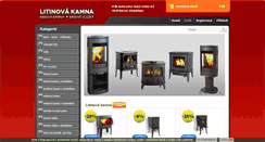 Desktop Screenshot of litinovakamna.cz